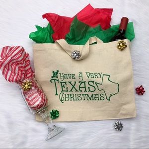 “Have a Very Texas Christmas” Canvas Tote
